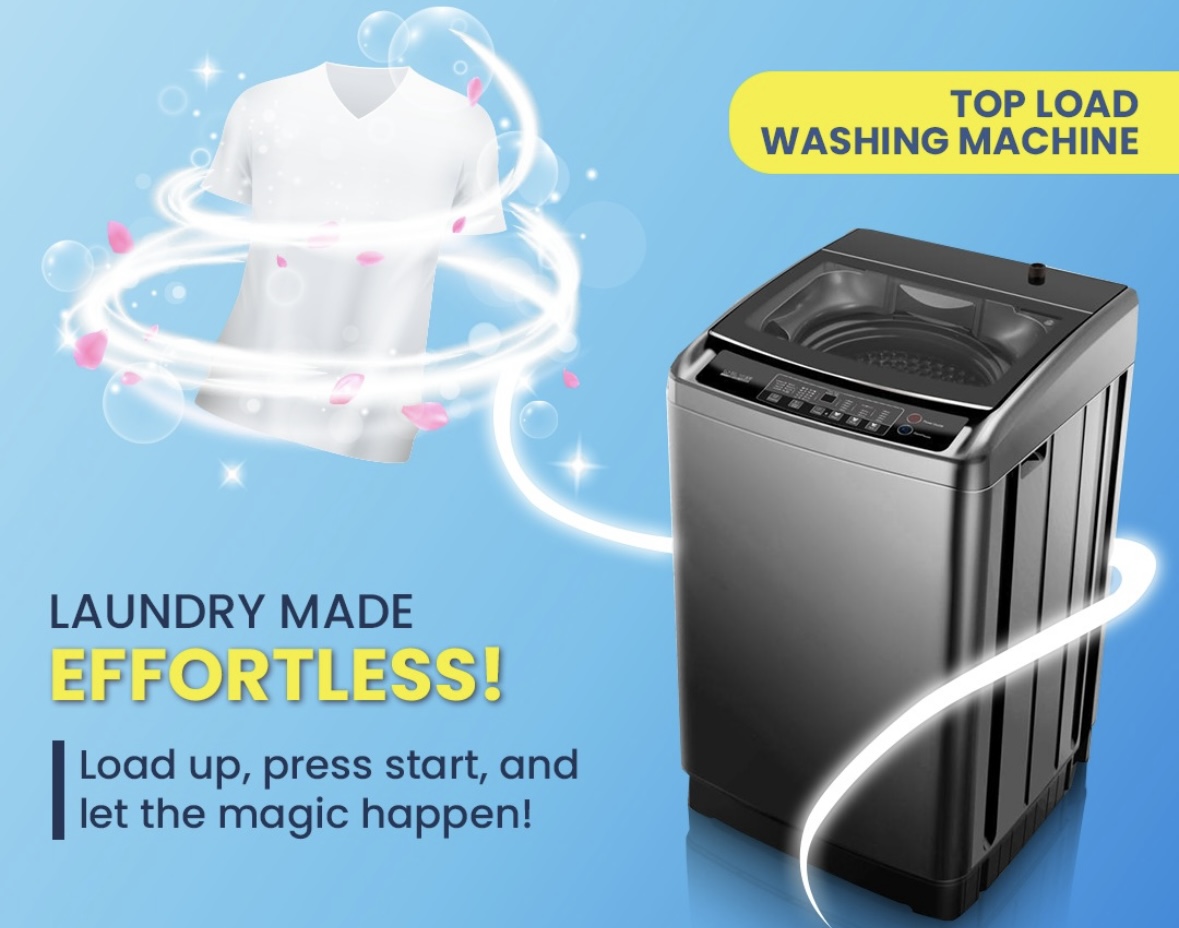 DELLA WASHING MACHINE TOP LOAD DL-TL1050WM - Image 4