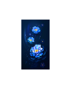 DELLA BLOOM BLUE SINGLE DOOR REFRIGERATOR